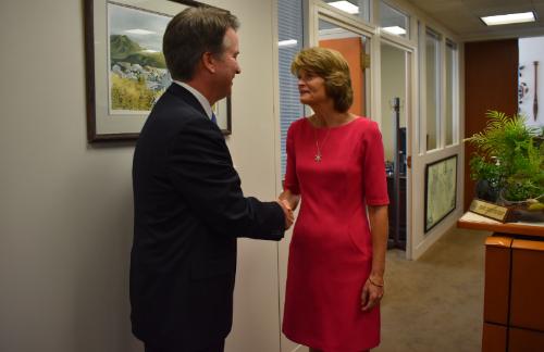 Murkowski meeting with Kavanaugh